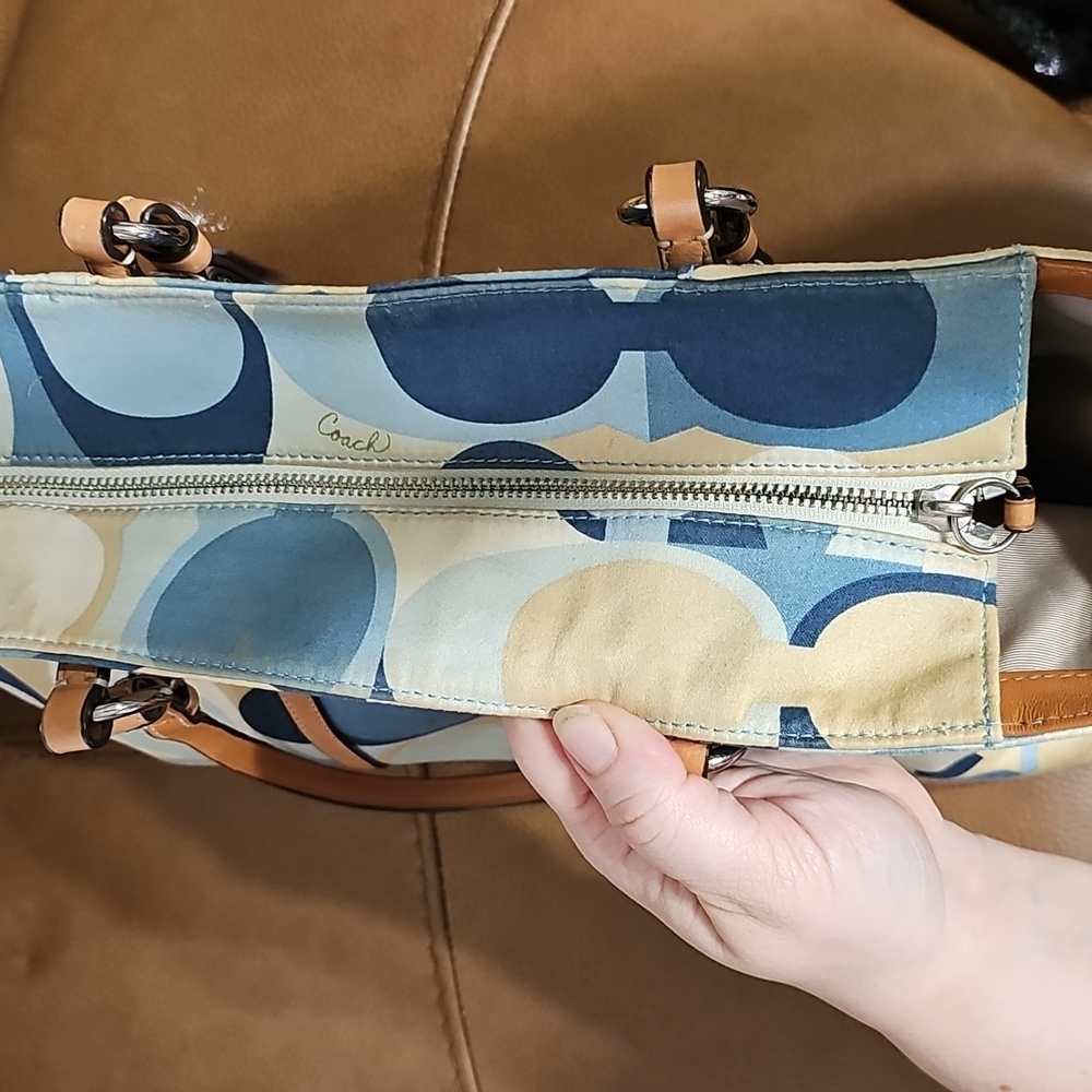 Coach Vintage 2000's Y2K Pastel Blue - Picture 4 of 5